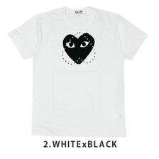 PLAY COMME des GARCONS GARCONS STUD HEART TEE AX-T804-051画像