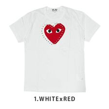 PLAY COMME des GARCONS STUD HEART TEE AX-T803-051画像