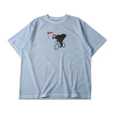 BARNS Pigment Dye 20/- Sunbreeze S/S Print T-shirt Pottering BR-25295画像