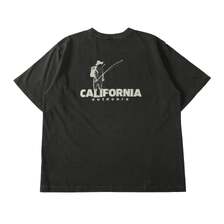 BARNS Pigment Dye 20/- Sunbreeze S/S Print T-shirt CALIFORNIA BR-25296画像