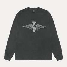 STUSSY SKULL WINGS LS TEE PIGMENT DYED 1995115画像