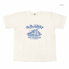 BARNS Pigment Dye 16/-BD Tube S/S Print T-shirt U.S.ARMY BR-25318画像