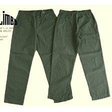 COLIMBO HUNTING GOODS 50'S US MARINE CORPS P-58 UTILITY PANTS Parris Island Grass Green ZA-0208画像