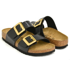 BIRKENSTOCK SYDNEY CUSHION BUCKLE (REGULAR) GRACEFUL LICORICE / BIRKO-FLOR 1029379画像