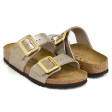 BIRKENSTOCK SYDNEY CUSHION BUCKLE (NARROW) GRACEFUL TAUPE / BIRKO-FLOR 1029372画像
