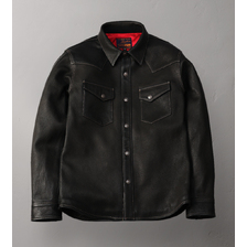 THE FLAT HEAD DEERSKIN WESTERN SHIRT FN-LS-DS004画像