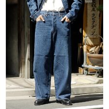 Scye Selvedge Denim Wide Leg Jeans Used Wash 5725-83501画像