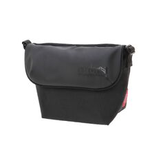 Manhattan Portage Nylon Messenger Bag Back Pocket W/ Divider Magnet VEG Leather 600D HYDR MP1603BPDMGNTVGL6画像