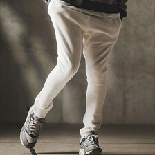 GLIMCLAP High-rise slim-fit pants-Bonded fleece-lined double-knit fabric- 19-021-GLA-CF画像