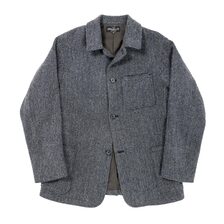 Workers Jacket Wool Cotton Tweed画像