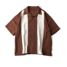 Subciety Hand stitch panel shirt 105-22924画像