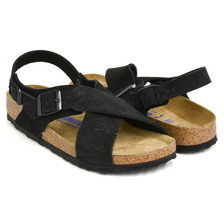 BIRKENSTOCK TULUM SFB (REGULAR) BLACK / SUEDE LEATHER / NUBUCK 1029814画像