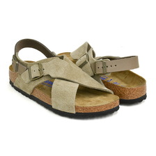 BIRKENSTOCK TULUM SFB TULUM SFB (NARROW) TAUPE / SUEDE LEATHER / NUBUCK 1029834画像