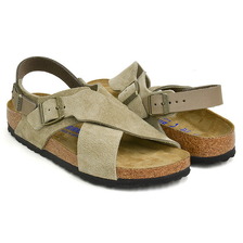 BIRKENSTOCK TULUM SFB (REGULAR) TAUPE / SUEDE LEATHER / NUBUCK 1029840画像