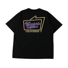 BARNS "STANDARD" 18/- OE Tough neck S/S Print T-shirt BR-25280画像