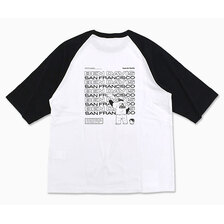 BEN DAVIS Print & EMB 1/2 Raglan C-25580053画像