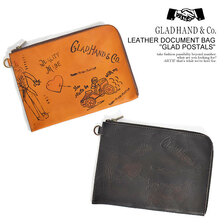 VASCO &times; GLADHAND LEATHER DOCUMENT BAG "GLAD POSTALS"画像