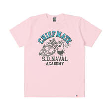 STUDIO D'ARTISAN USA COTTON PRINT T-SHIRT - CHIEF MATE - 8182A画像