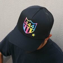YOSHINORI KOTAKE DESIGN &times; BARNEYS NEWYORK BLACK LINE 444LOGO MESH CAP画像