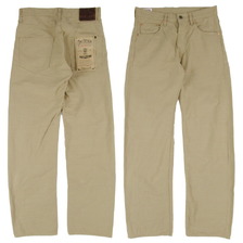 ONI DENIM 200 ワイドストレート 8oz ベタシャン ベージュ ONI-200-8BE画像