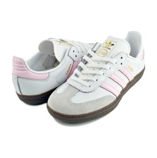 adidas SAMBA OG C FTWWHT/CLPINK/GUM5 JQ2849画像