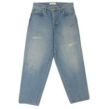 JOHNBULL 13.5オンスデニムワイドテーパードジーンズ フェード JM243P02-117画像