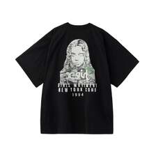 X-girl COLLAGE CAMO FACE S/S BIG TEE DRESS 105253041004画像