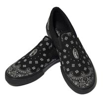 Subciety Bandanna maria slip-on BLACK/BLACK 105-89937画像