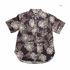 衣櫻 サザンクロス素材 半袖レギュラーカラーシャツ - 菊 - SA1686画像