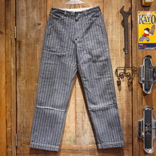 COLIMBO HUNTING GOODS COALWOOD PAINTER PANTS Indigo Herringbone ZA-0211画像
