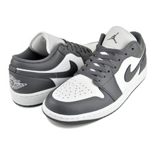 NIKE AIR JORDAN 1 LOW iron grey/summit wht 553558-044画像