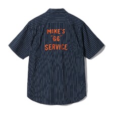 SUGAR CANE Lot No. SC39528 / COKE STRIPE WORK SHIRT with CHAIN EMBROIDERED画像
