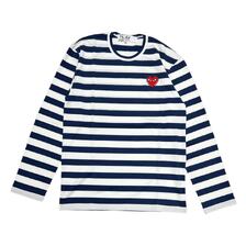 PLAY COMME des GARCONS RHINESTONE BORDER LS TEE AX-T805-051画像