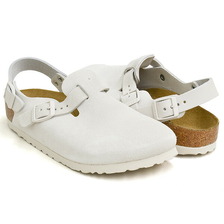 BIRKENSTOCK TOKIO (NARROW) ANTIQUE WHITE / SUEDE LEATHER 1029270画像