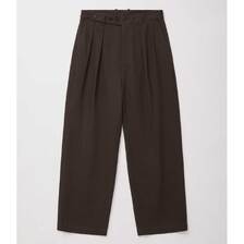 ULTERIOR WASHED VINTAGE TWILL TUCKED PANTS UPT68-KC217画像
