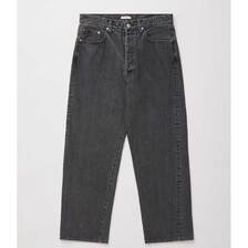 ULTERIOR WASHED SELVEDGE BLACK DENIM 5P PANTS UPJ05-KC223-S画像