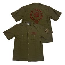 FREEWHEELERS MOTOR PSYCLONE GARAGE SERIES &ldquo;BUCKET HEAD&rdquo; Brucie SHORT SLEEVE SHIRT 2523008画像