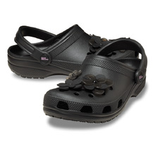 crocs CLASSIC CLOG "Mardi Mercredi" BLACK/BLACK 211769-060画像