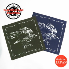 SAMURAI JEANS SJ-BANDANA-02 八咫烏柄バンダナ画像