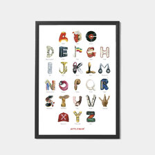 APPLEBUM &ldquo;Alphabet&rdquo; A1 Poster HS2511003画像