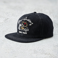THE FLAT HEAD DENIM TRACKER CAP FN-HC008画像
