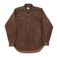 Workers Pullover BD Corduroy, Brown画像