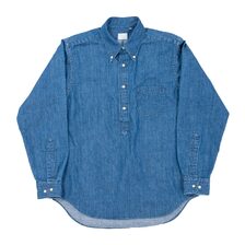 Workers Pullover BD 7.5 oz Denim, Washed画像