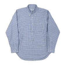 Workers Pullover BD Supima OX, Matilda Check, Blue画像