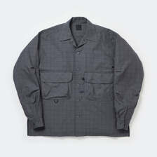 DAIWA PIER39 TECH SPORTS OPEN COLLAR SHIRT L/S NOVA CHECK BE-81025W画像