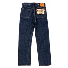 Workers Buckle Back 14.7oz, Indigo Raw Denim画像