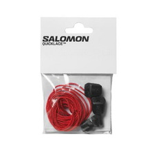 SALOMON QUICKLACE KIT RACING RED/BLACK/BLACK L47379500画像