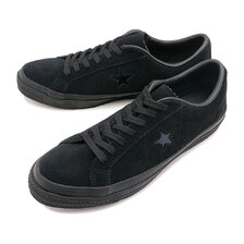 CONVERSE ONE STAR SUEDE BLACKMONOCHROME 33702081画像
