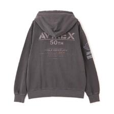 AVIREX 50th Anniversary FADE WASH ZIP UP PARKA 7835231009画像