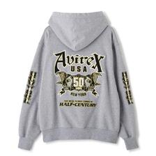 AVIREX 50th Anniversary GRAPHIC ZIP UP PARKA 7835231005画像